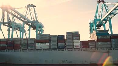 物流运输船只海运视频的预览图